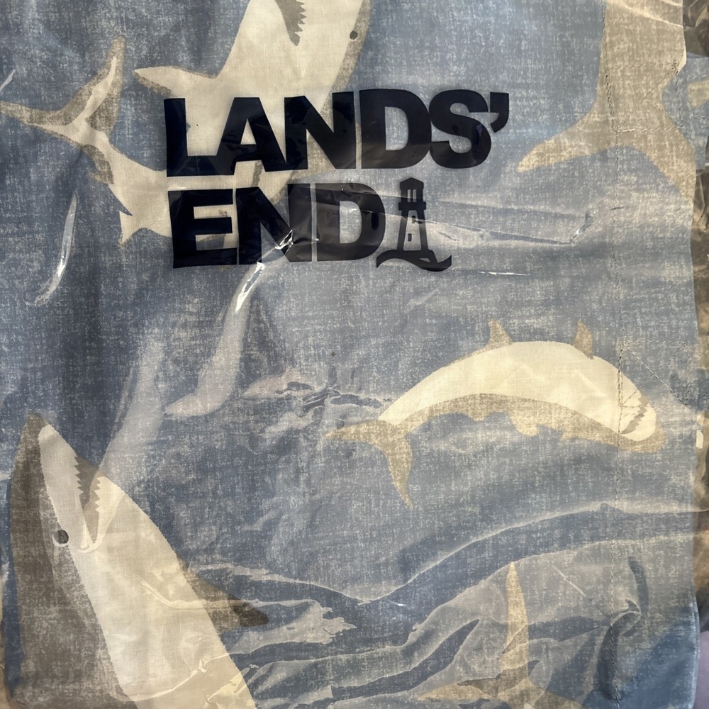 Land's End Shark Tote Bag - Washable